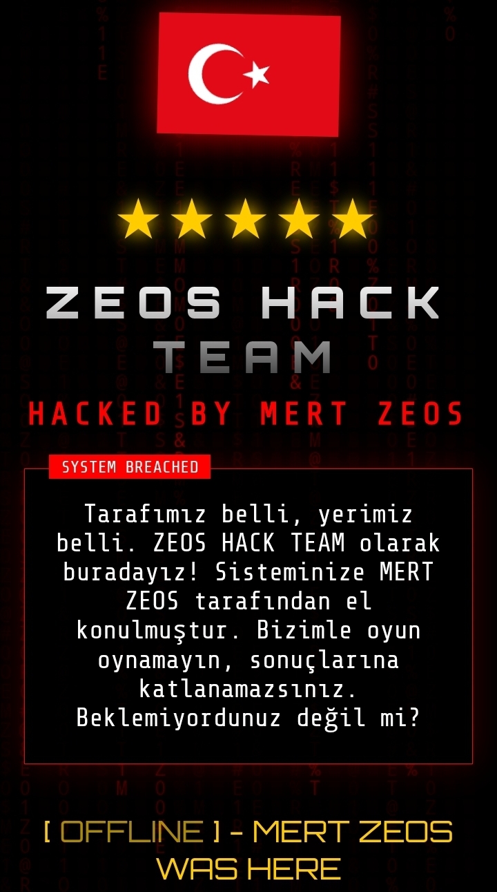 HACKED BY MERT ZEOS
